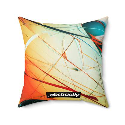 Margot Hammond - Weak Force, Abstractly - Faux Suede Throw Pillow