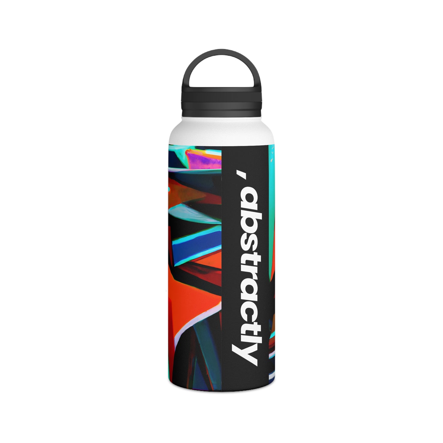 Betty Hawking - Friction Force, Abstractly - Stainless Steel Water Bottle