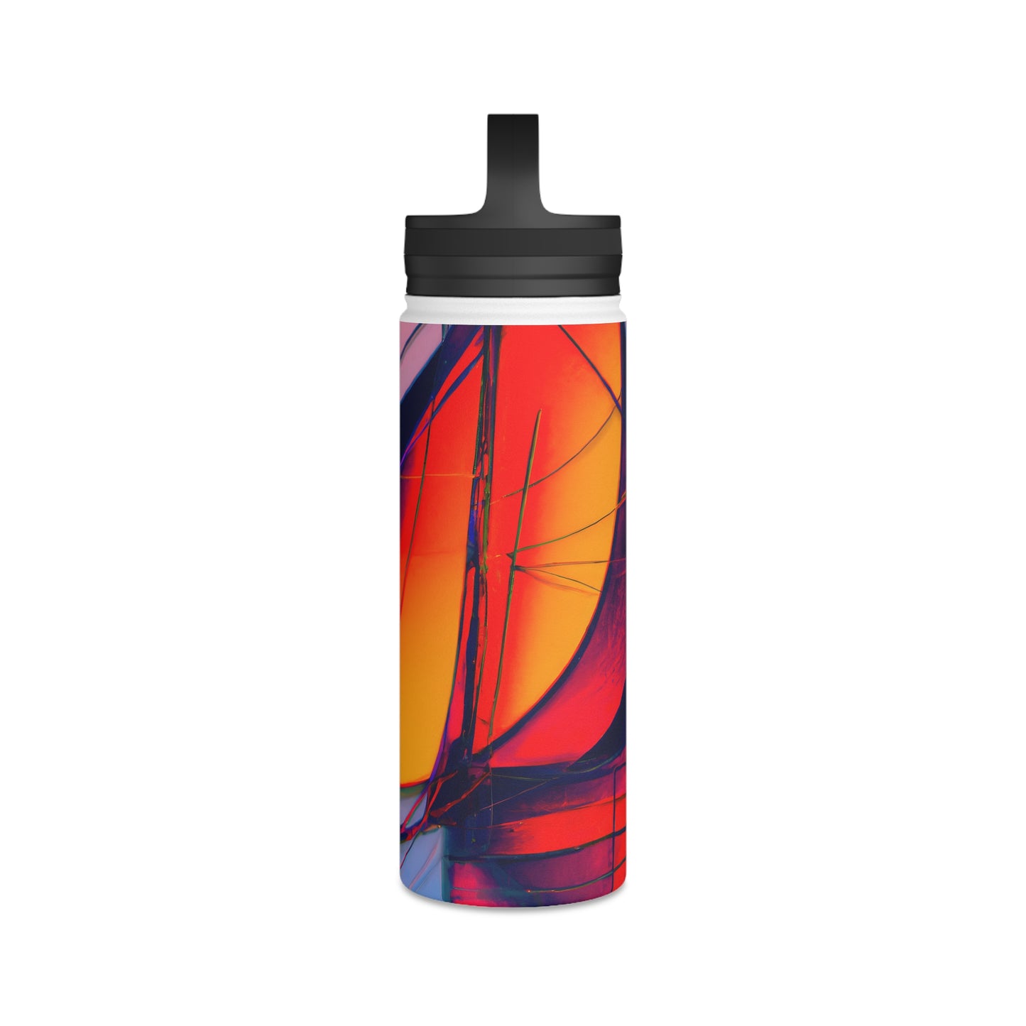 Claudia Henningsen - Air Resistance Force, Abstractly - Stainless Steel Water Bottle