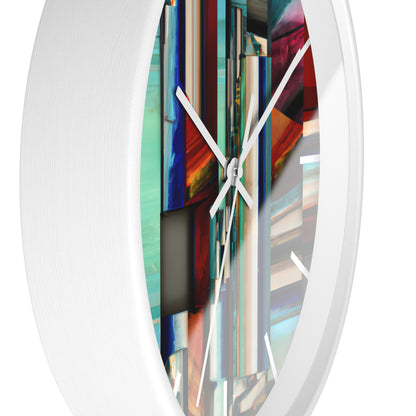 Alexandra Bouchard - Applied Force, Abstractly - Wall Clock