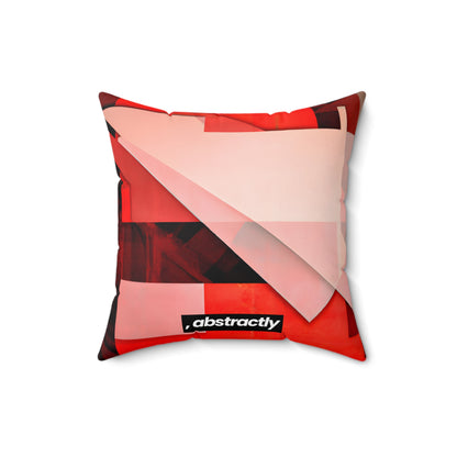 Earl Feldstein - Weak Force, Abstractly - Faux Suede Throw Pillow