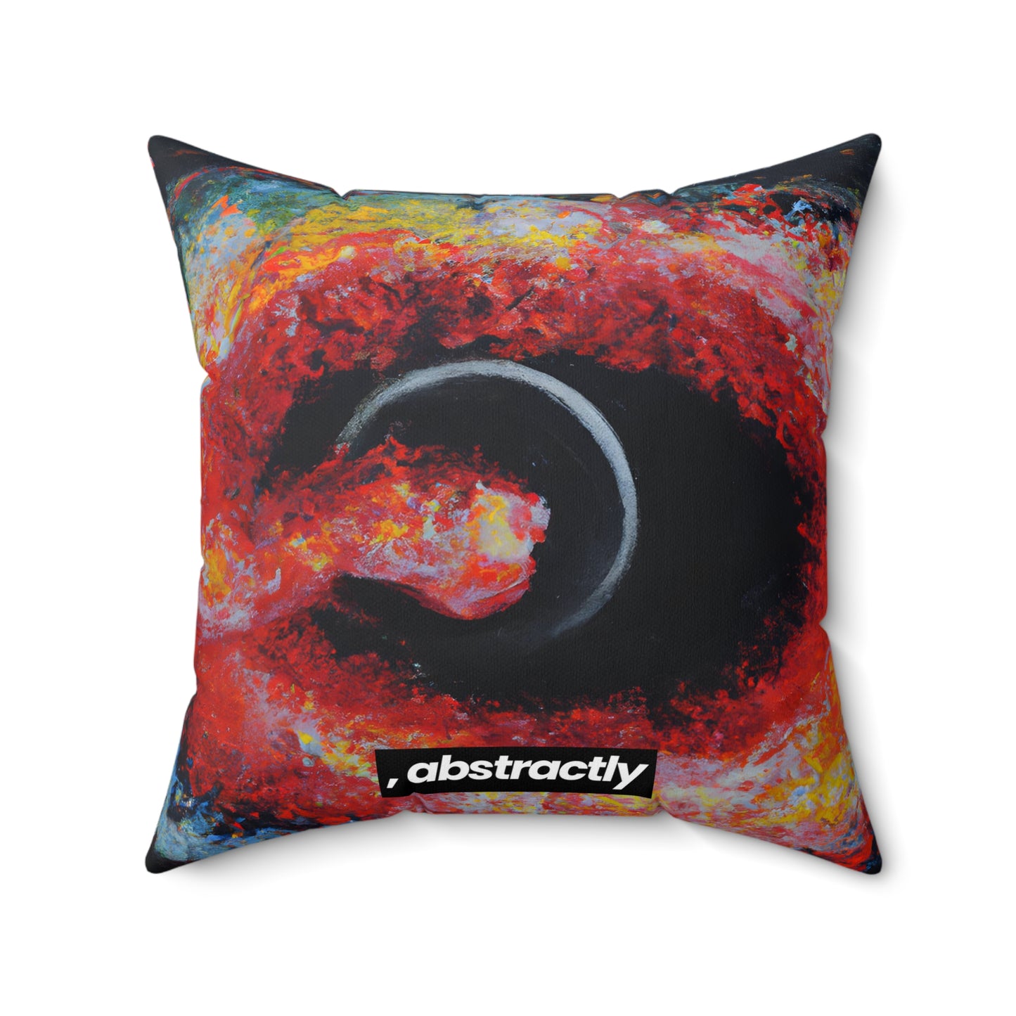 Oblivion Hexatrite - Chemistry, Abstractly - Faux Suede Throw Pillow