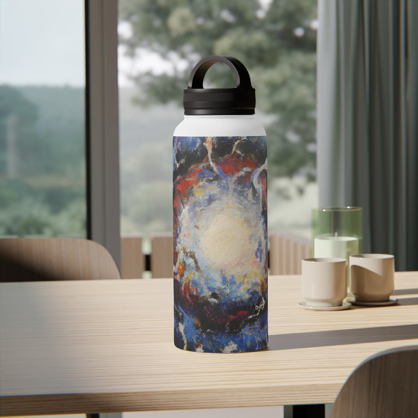 Quantum Fluxite - Chemistry, Abstractly - Stainless Steel Water Bottle