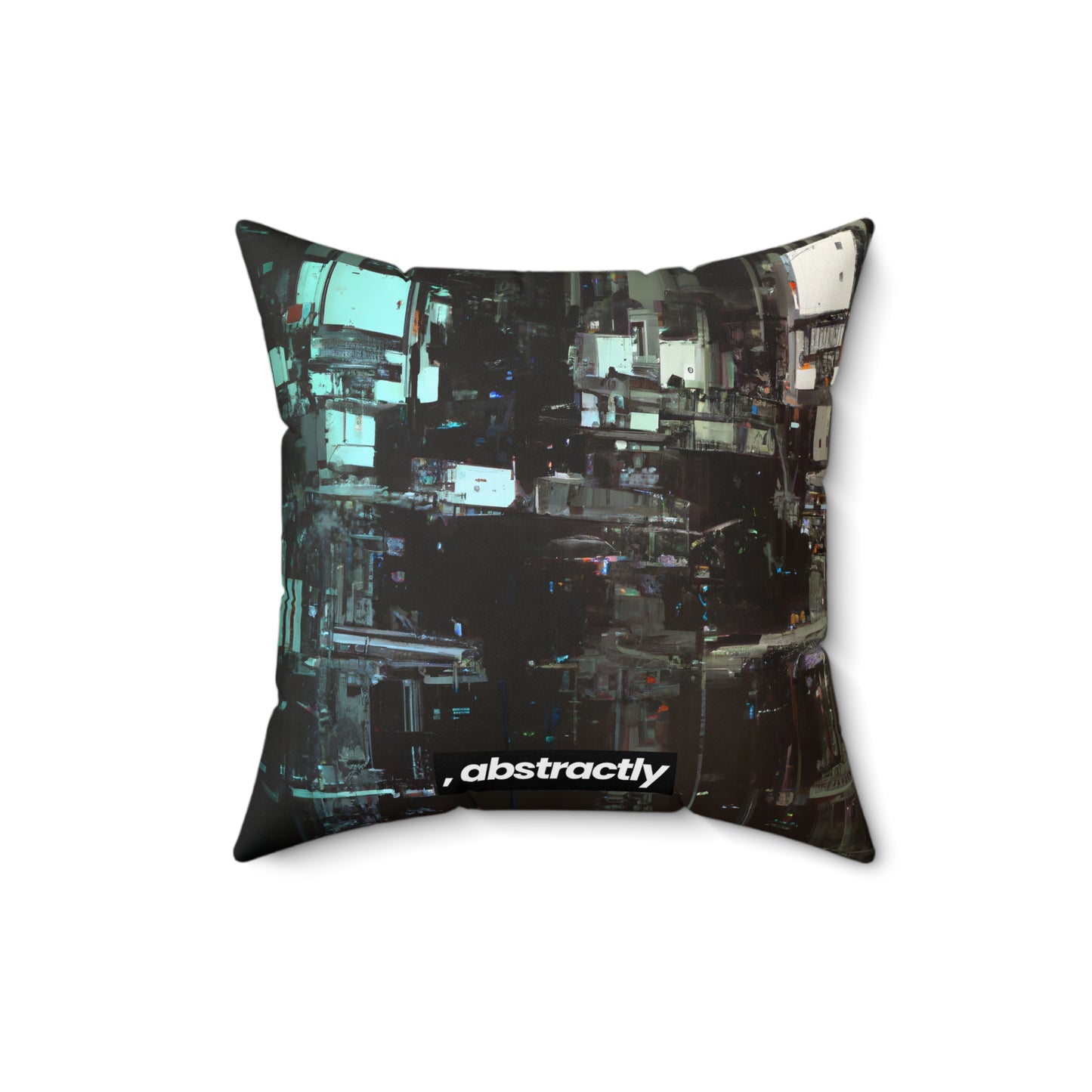 Pinnacle Finance - Capital, Abstractly - Faux Suede Throw Pillow