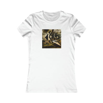 Amelia Barrington - Applied Force, Abstractly - Ladies' Cut Tee