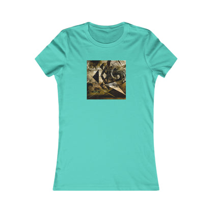 Amelia Barrington - Applied Force, Abstractly - Ladies' Cut Tee