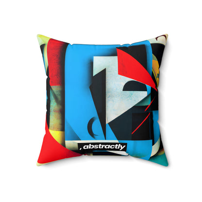 Isobel Farnsworth - Weak Force, Abstractly - Faux Suede Throw Pillow