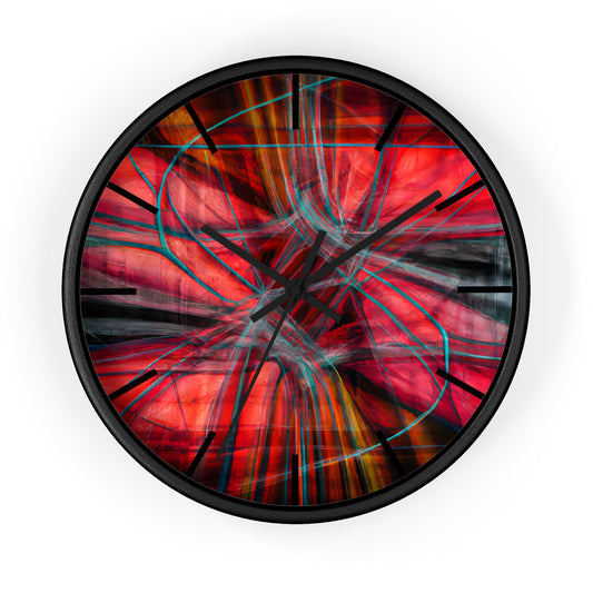 Lois Strauss - Electromagnetic Force, Abstractly - Wall Clock