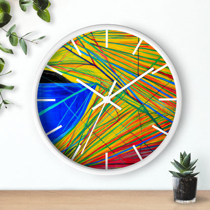 Gerald Michelson - Electric Force, Abstractly - Wall Clock