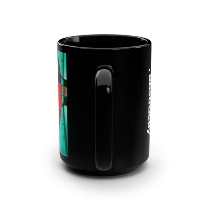 Lyle Ackerman - Normal Force, Abstractly - Black Ceramic Mug 15oz