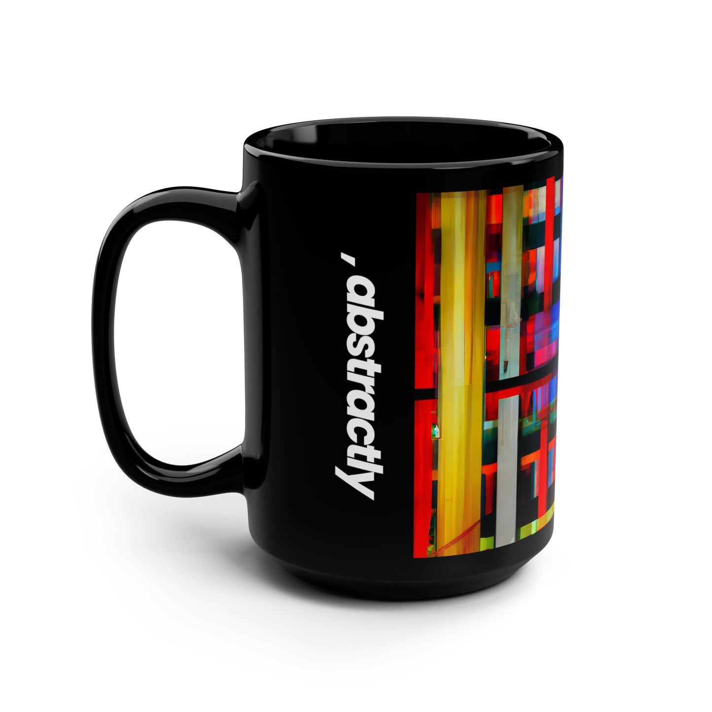 Pasty Jenkins - Electromagnetic Force, Abstractly - Black Ceramic Mug 15oz