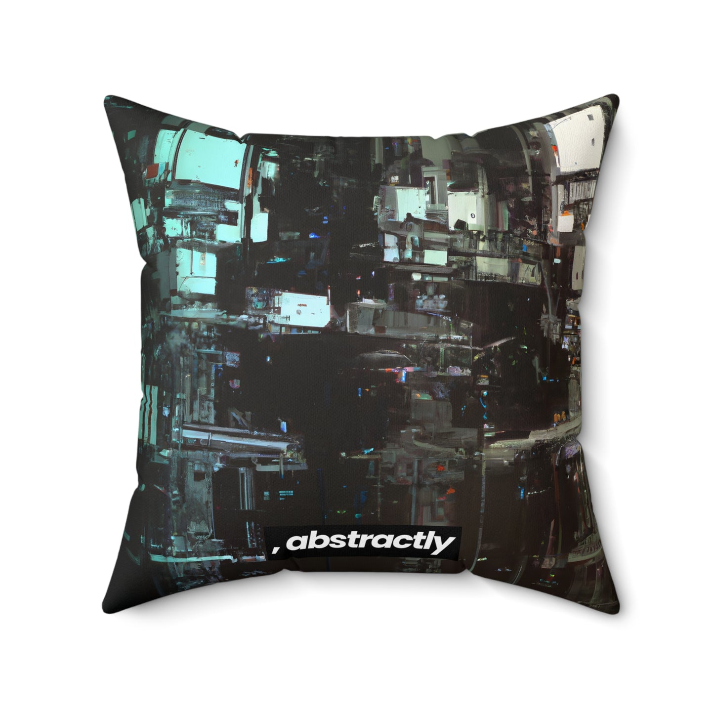 Pinnacle Finance - Capital, Abstractly - Faux Suede Throw Pillow