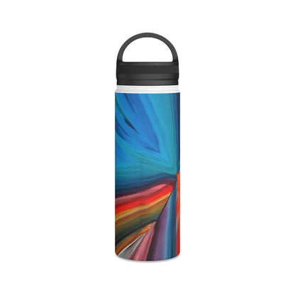 Barbara Fitzpatrick - Magnetic Force, Abstractly - Stainless Steel Water Bottle