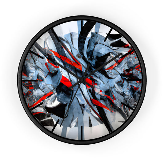 Elizabeth Rutherford - Applied Force, Abstractly - Wall Clock