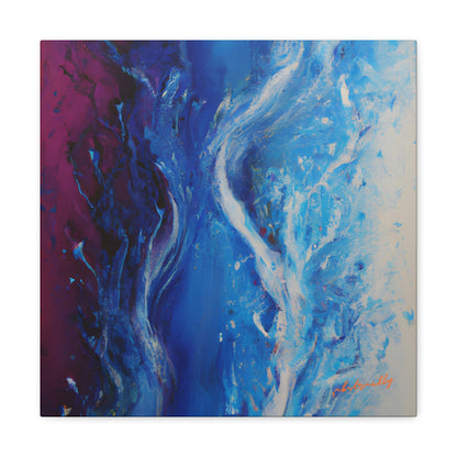 Cerulean Acidum - Chemistry, Abstractly - Canvas