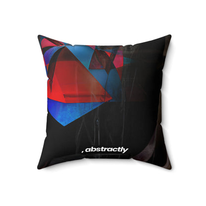 Gladys Stone - Friction Force, Abstractly - Faux Suede Throw Pillow