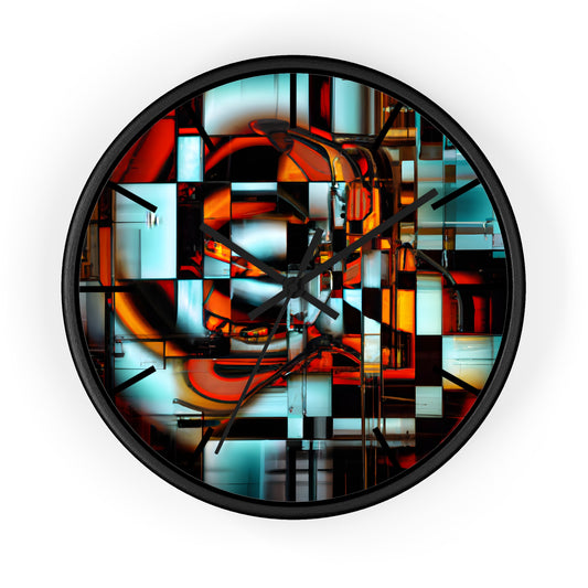 Avery Sinclair - Tension Force, Abstractly - Wall Clock