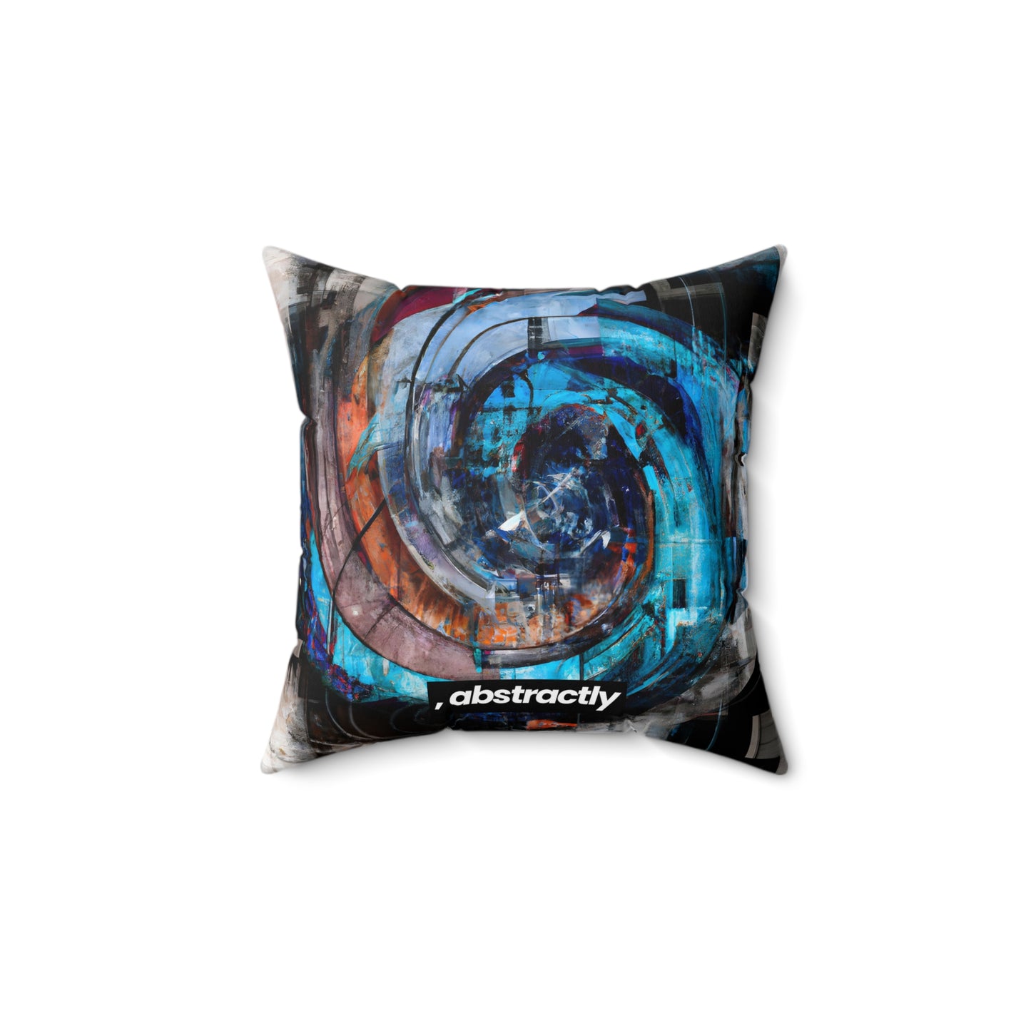 Rose Strauss - Gravity Force, Abstractly - Faux Suede Throw Pillow