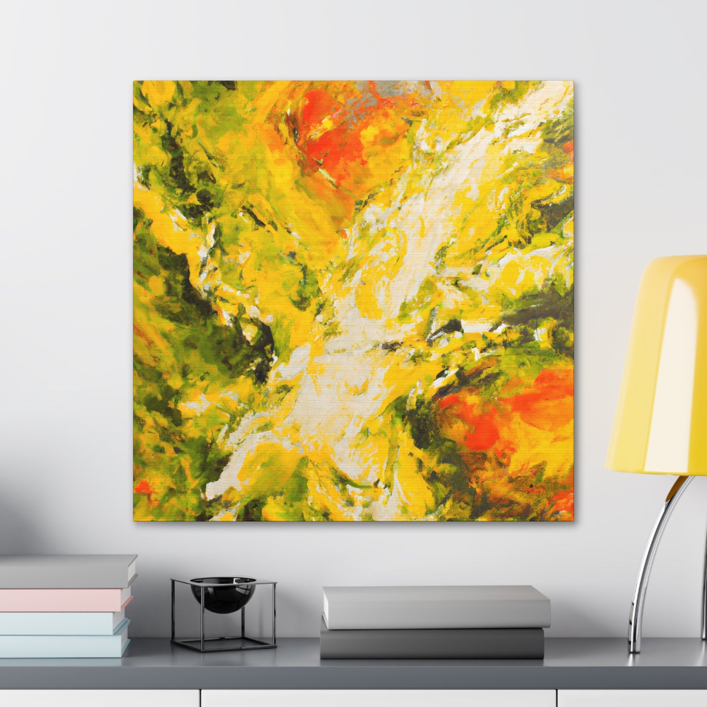 Starlight Etherium - Sulfur, Abstractly - Canvas