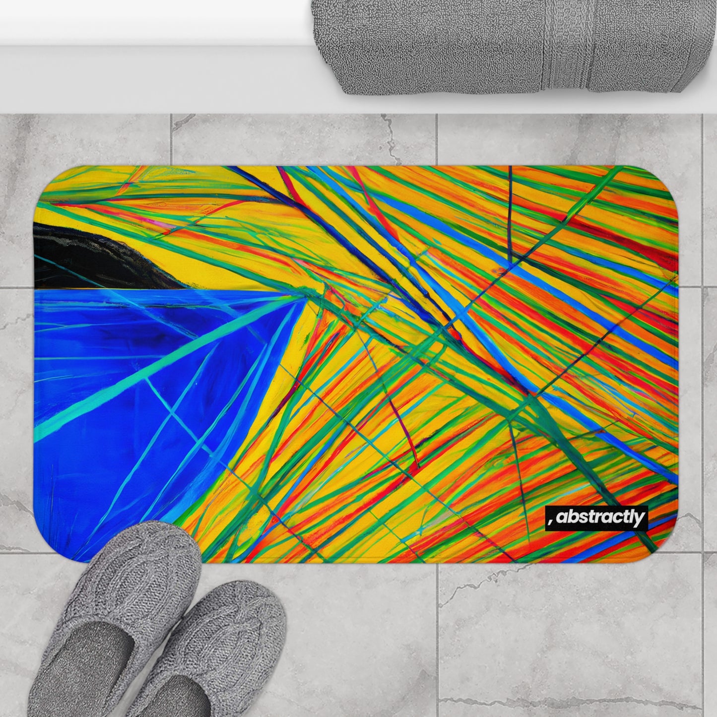 Gerald Michelson - Electric Force, Abstractly - Bath Mat