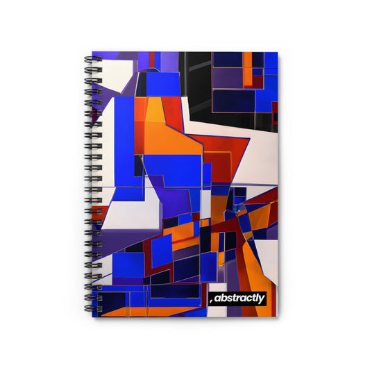 Margot Chamberlain - Friction Force, Abstractly - Spiral Notebook