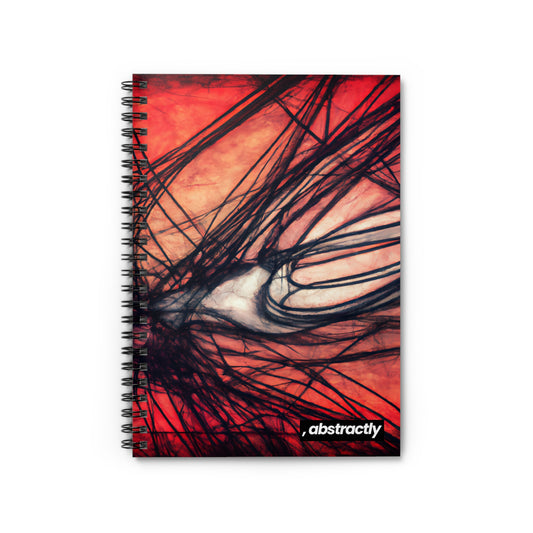 Clarence Buerkett - Electromagnetic Force, Abstractly - Spiral Notebook