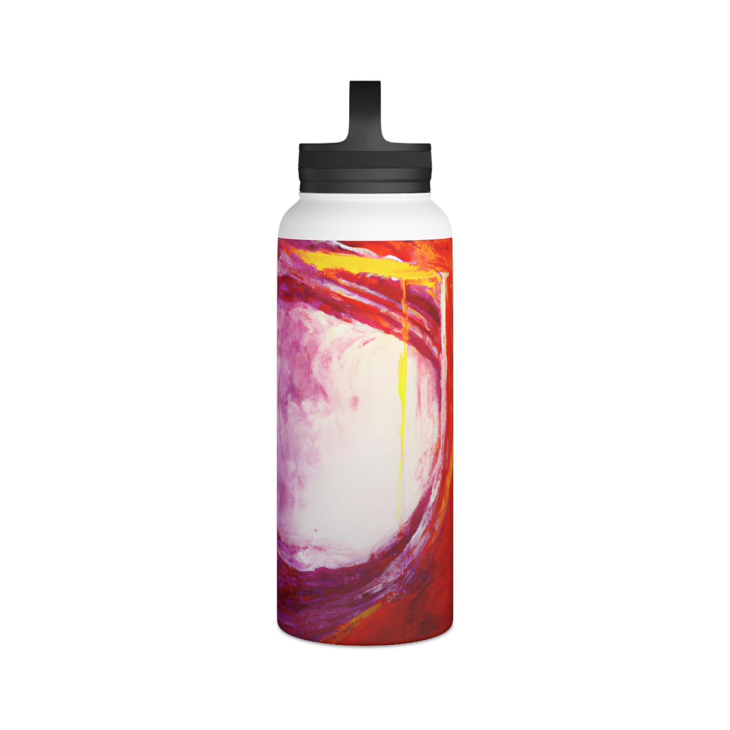 Quazarium Crystalite - Vanadium, Abstractly - Stainless Steel Water Bottle