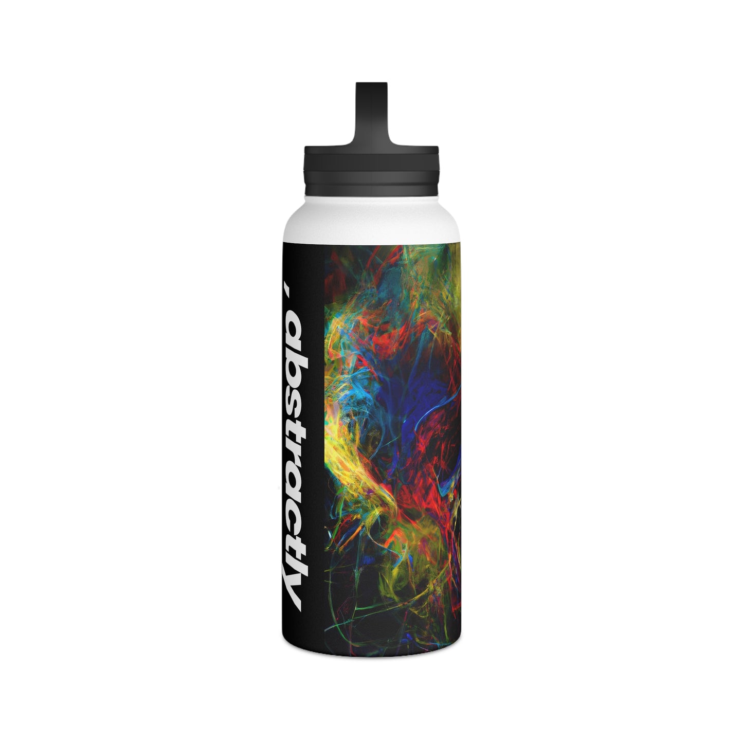 Connie Valdez - Electric Force, Abstractly - Stainless Steel Water Bottle