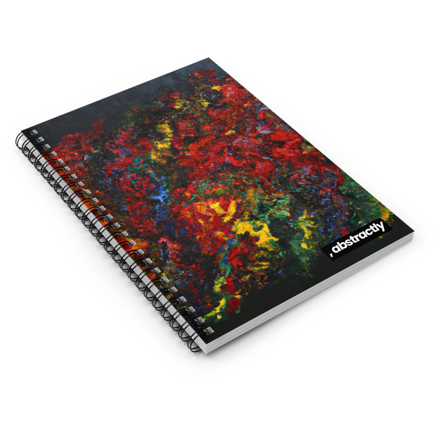 Frostfire Neonium - Chemistry, Abstractly - Spiral Notebook