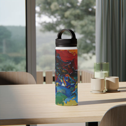 Polarisite Crystals - Chemistry, Abstractly - Stainless Steel Water Bottle