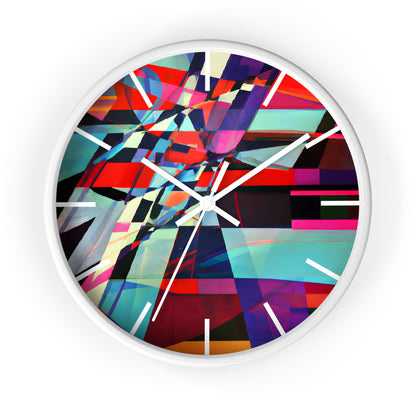 Fiona Breslin - Electric Force, Abstractly - Wall Clock