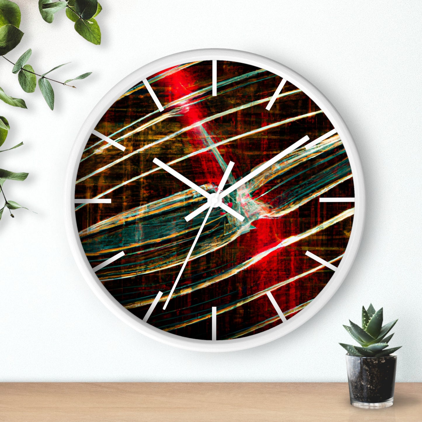 Joyce Lancaster - Electromagnetic Force, Abstractly - Wall Clock