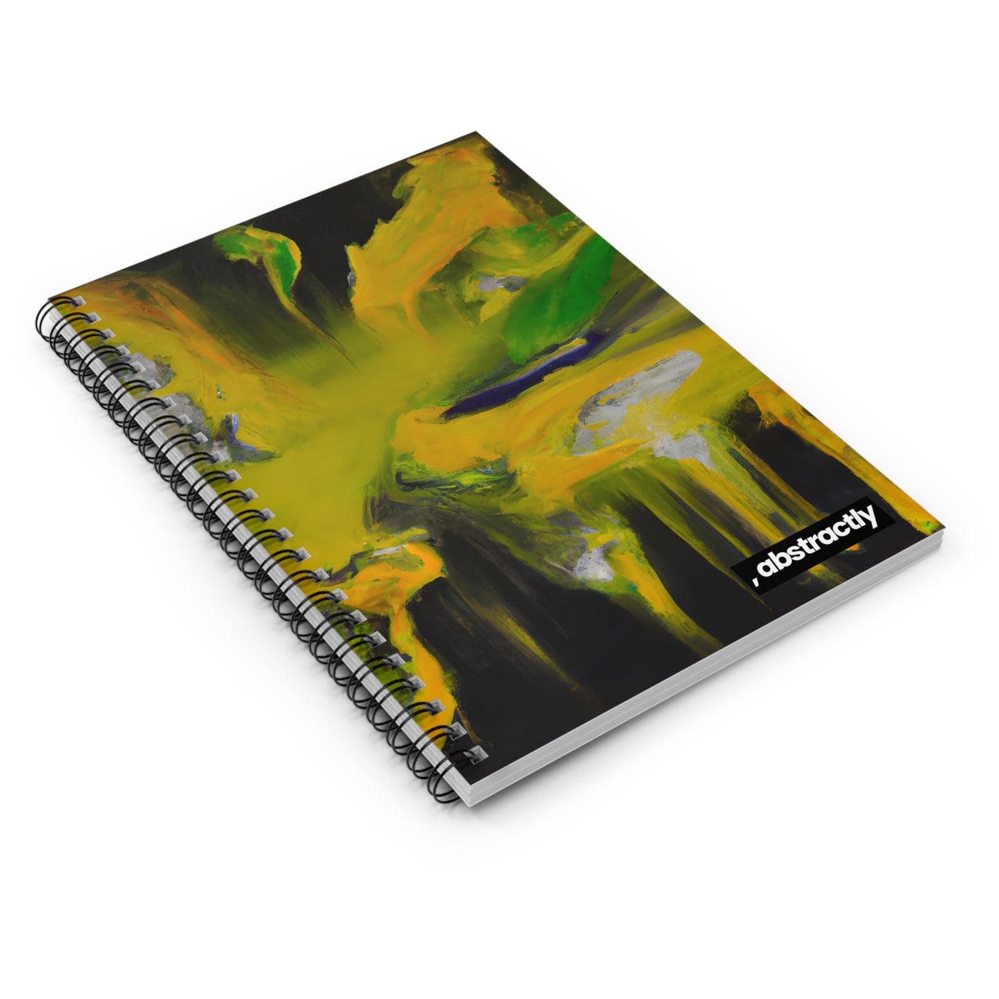 Quantum Crystalline Flux - Chemistry, Abstractly - Spiral Notebook