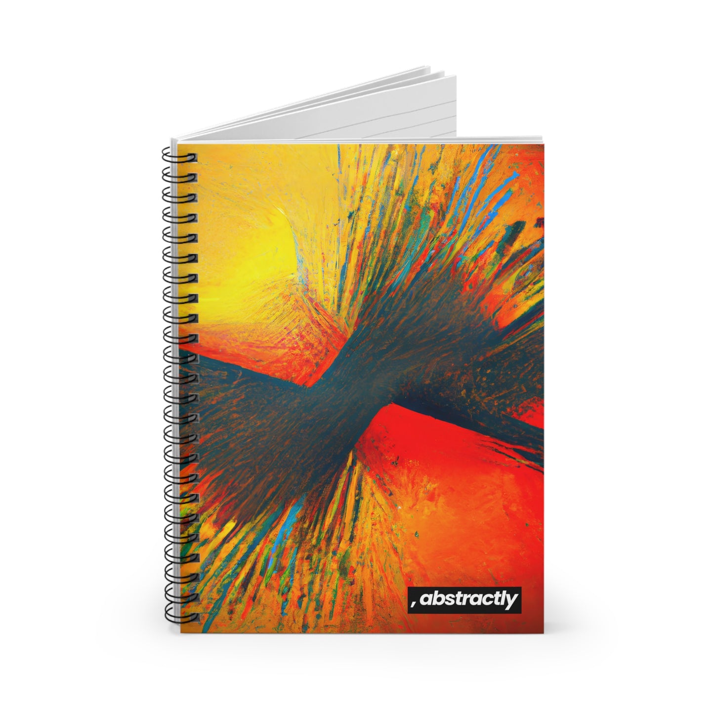 Frances Richter - Gravity Force, Abstractly - Spiral Notebook