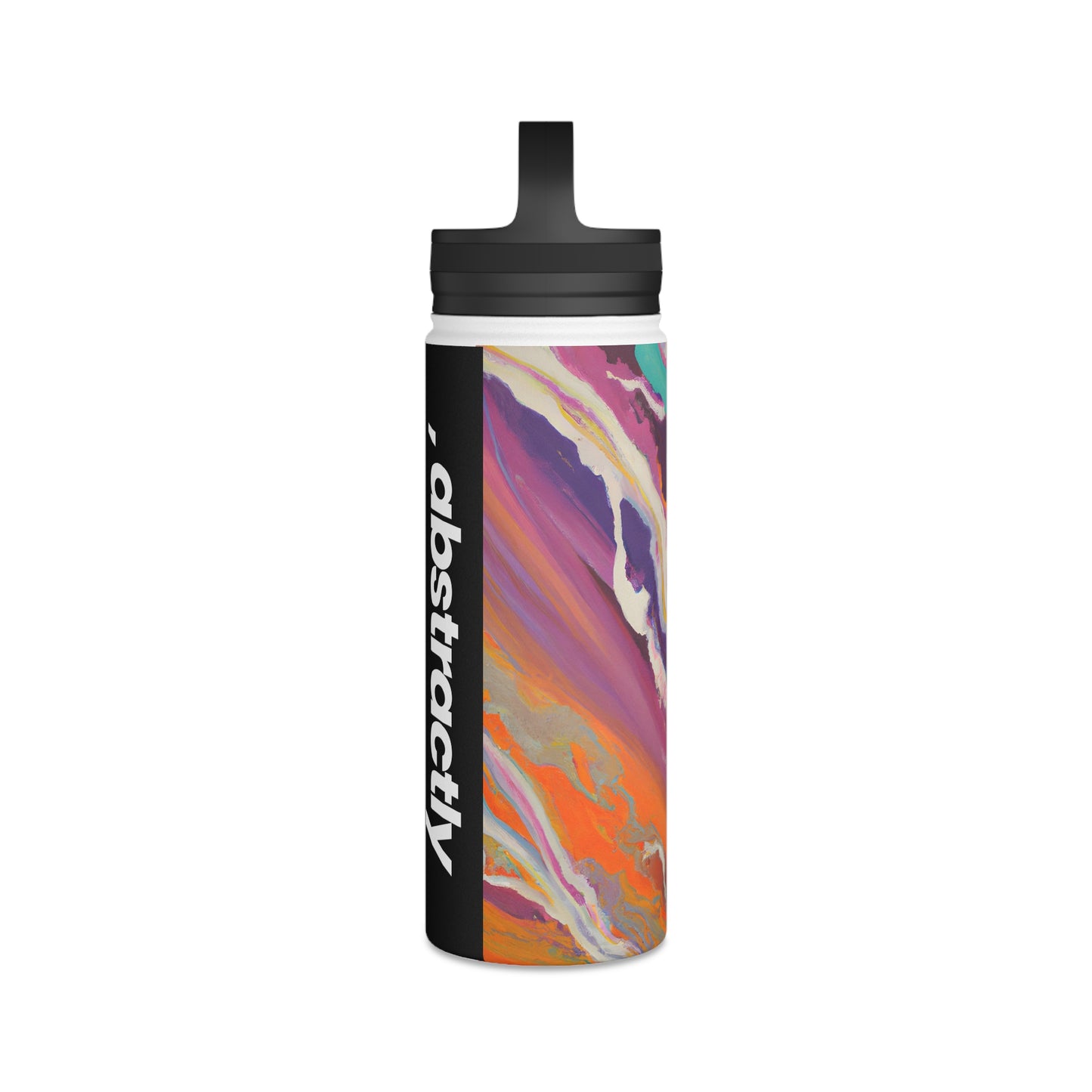 Gustavine Crystalidian - Chemistry, Abstractly - Stainless Steel Water Bottle