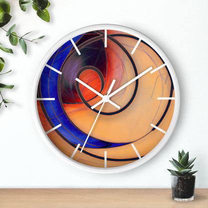 Marilyn Schwartz - Air Resistance Force, Abstractly - Wall Clock