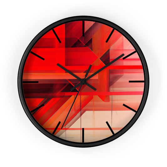 Elaine Stryker - Electric Force, Abstractly - Wall Clock