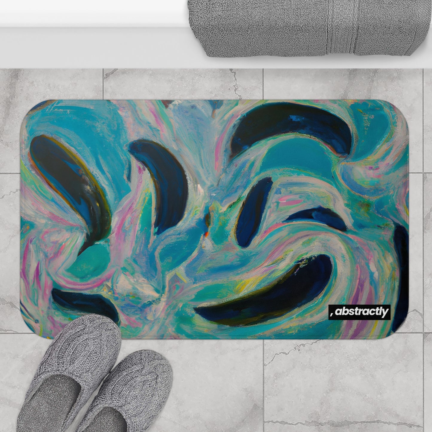 Astro Hydrogenite - Chemistry, Abstractly - Bath Mat