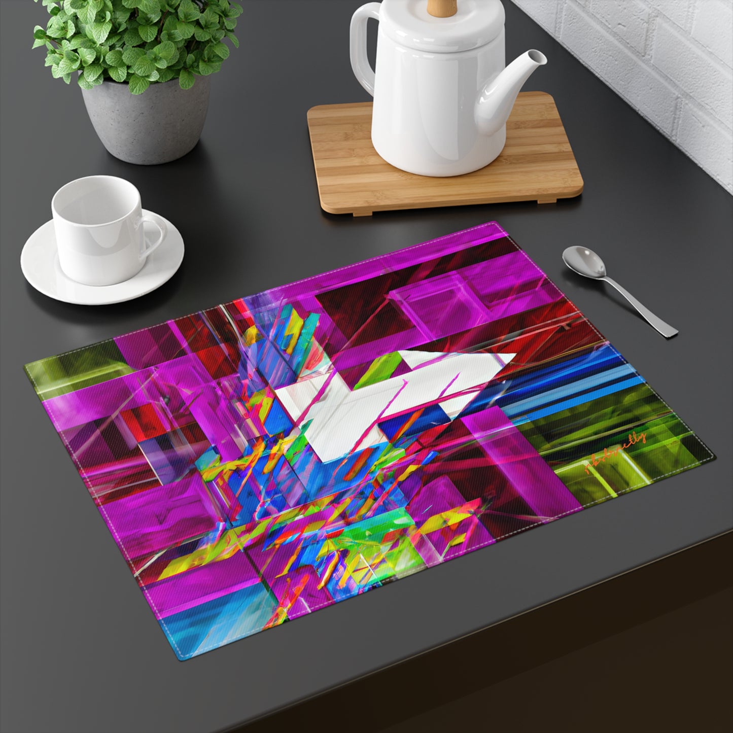 John Fermi - Friction Force, Abstractly - Placemat