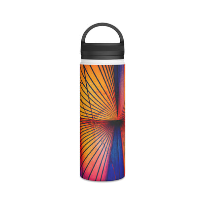 Richard Sterling - Magnetic Force, Abstractly - Stainless Steel Water Bottle