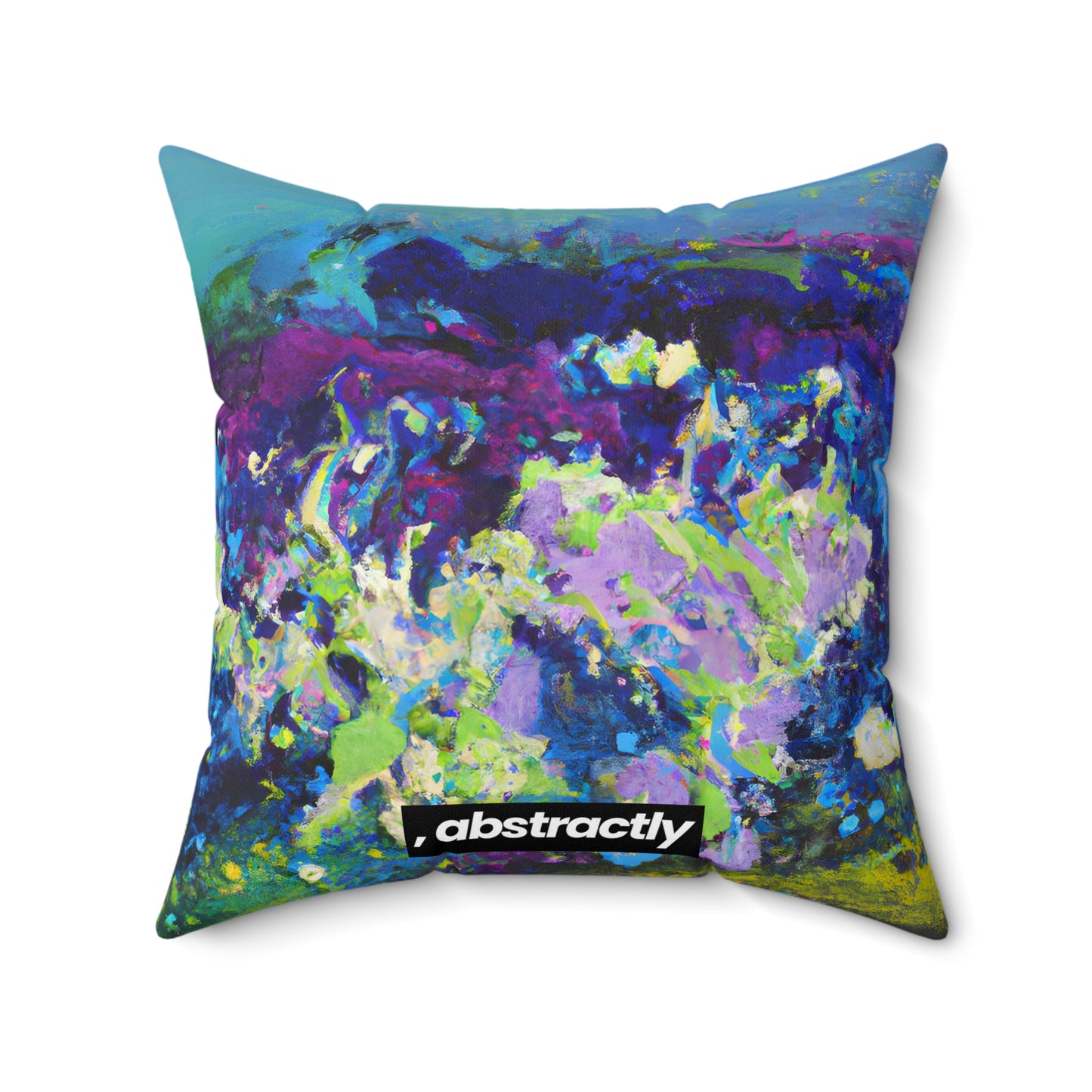 Luminarite Crystalium - Chemistry, Abstractly - Faux Suede Throw Pillow