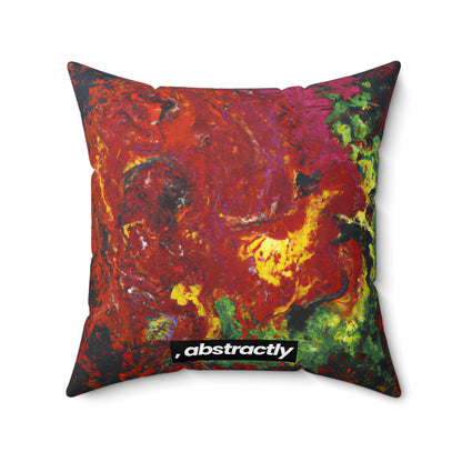 Johannsonite Crystal - Chemistry, Abstractly - Faux Suede Throw Pillow