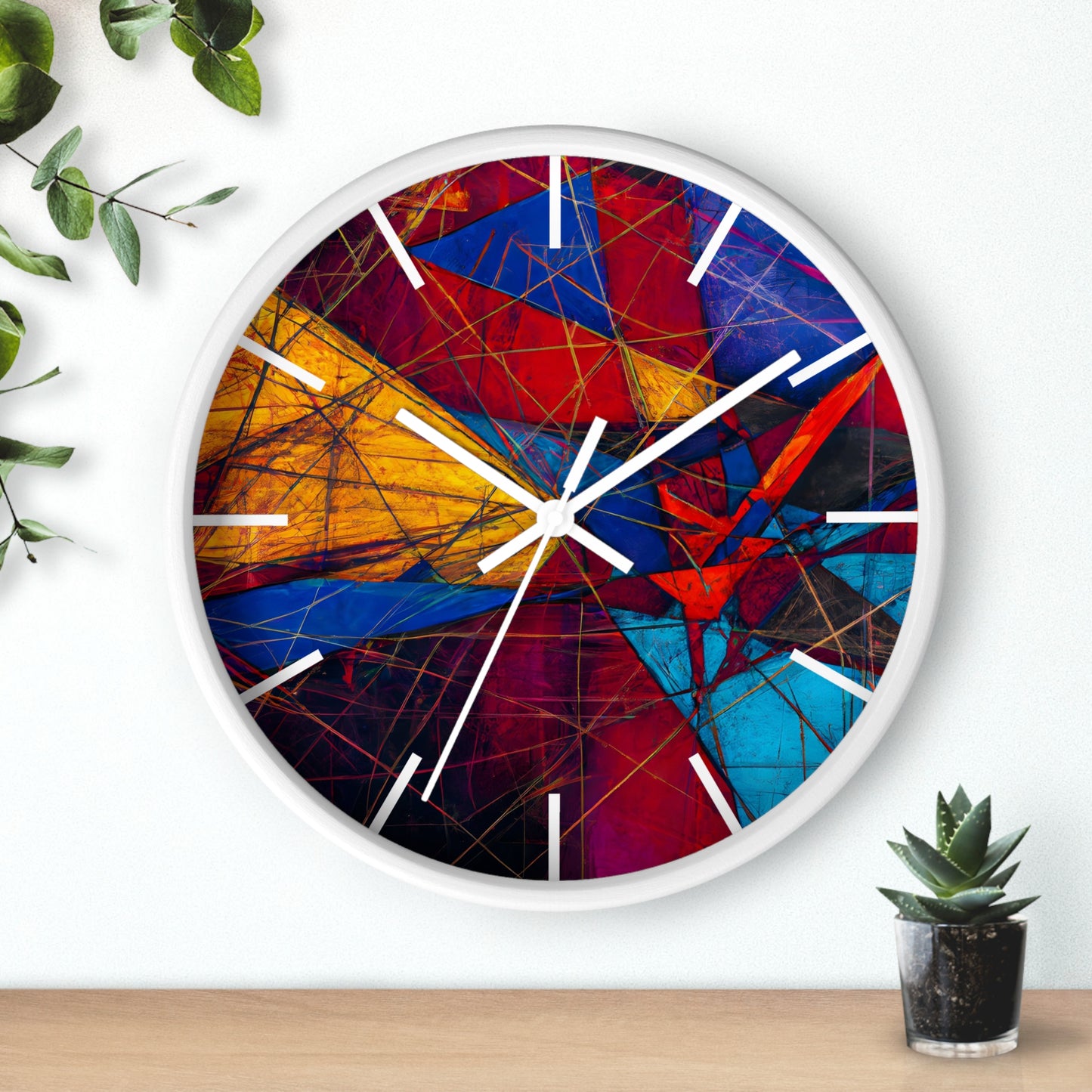 Lillian Thomason - Magnetic Force, Abstractly - Wall Clock