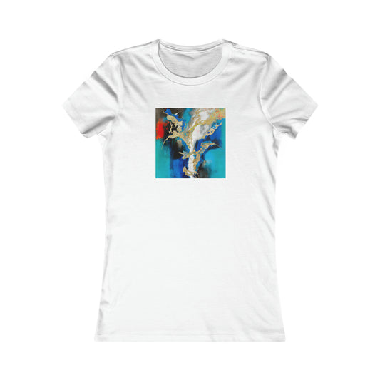 Solar Crystalonium - Hydrogen, Abstractly - Ladies' Cut Tee