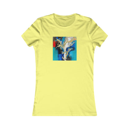 Solar Crystalonium - Hydrogen, Abstractly - Ladies' Cut Tee