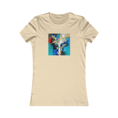 Solar Crystalonium - Hydrogen, Abstractly - Ladies' Cut Tee