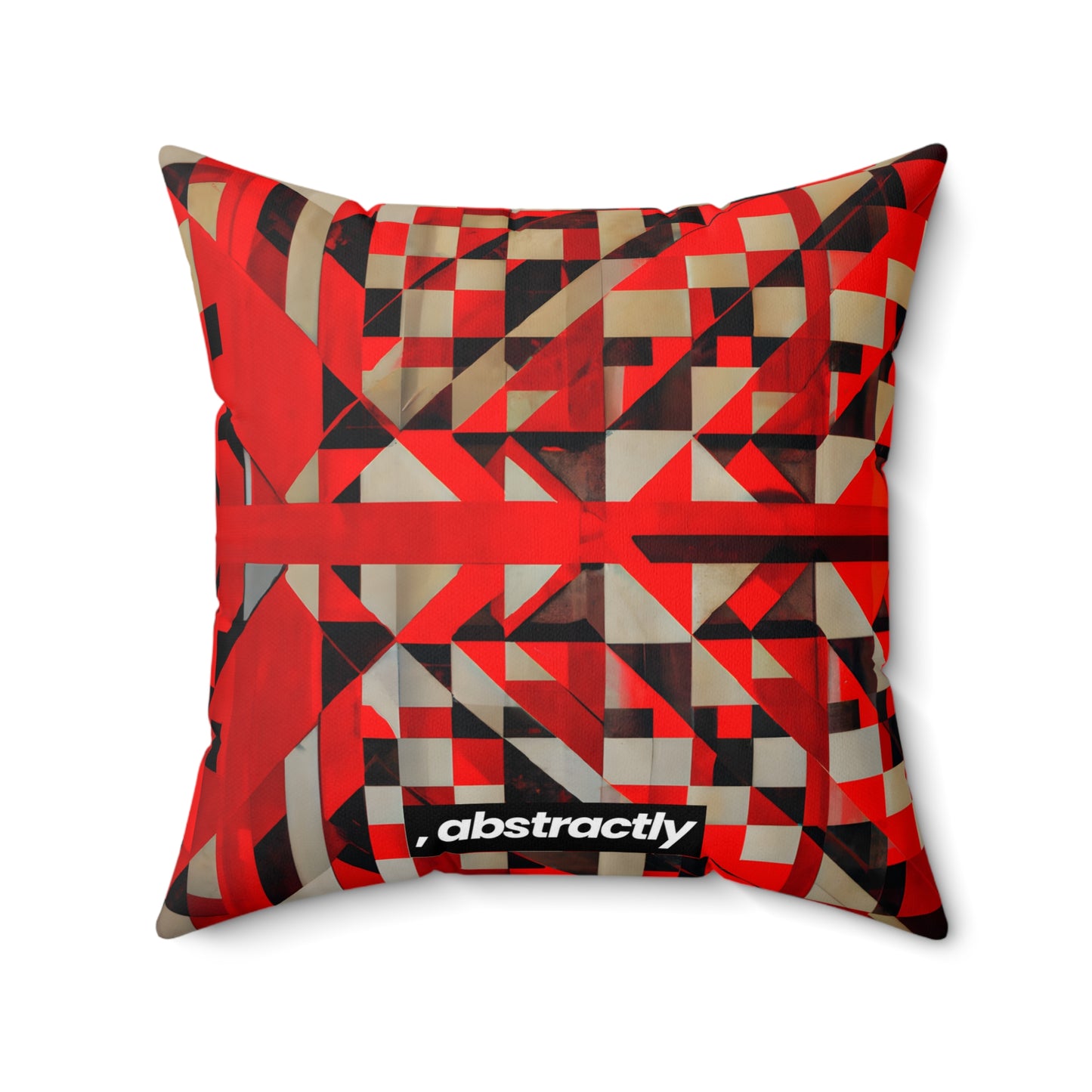 Rosalind Berkley - Applied Force, Abstractly - Faux Suede Throw Pillow