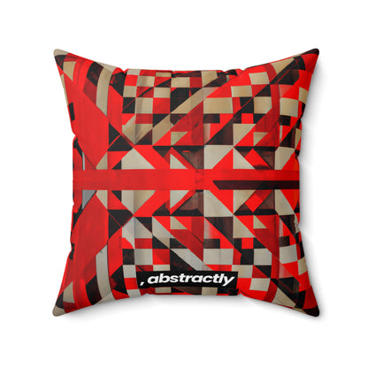 Rosalind Berkley - Applied Force, Abstractly - Faux Suede Throw Pillow