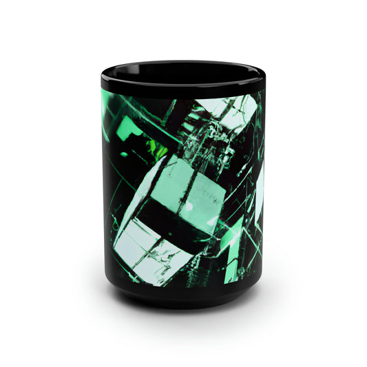 Clearscope Auditors - Principle, Abstractly - Black Ceramic Mug 15oz