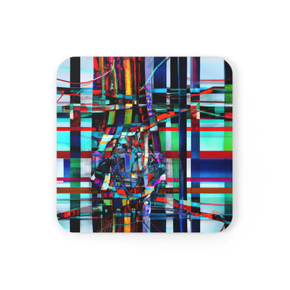 Lorenzo Griffin - Strong Force, Abstractly - Corkwood Coaster Set of 4